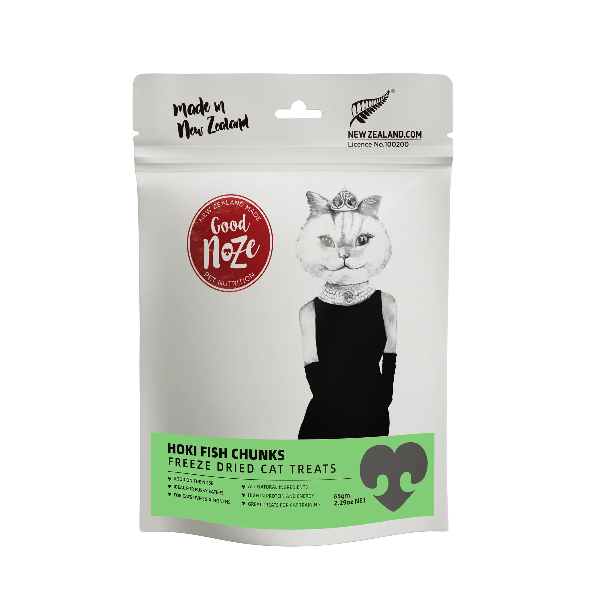 Good Noze Freeze Dried Hoki Chunks 65gm