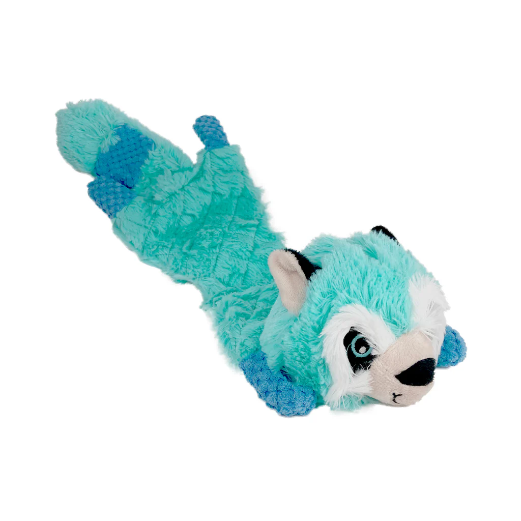 Snuggle Friends Flatties- Blue Raccoon