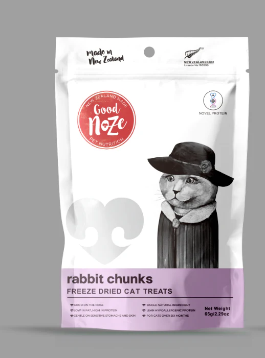 Good Noze Freeze Dried Rabbit Chunks 65gm
